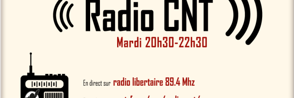 Annonce Radio CNT